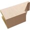 Ekena Millwork 4in. W x 6in. H x 12in. L Burlington Woodgrain TimberThane Rafter Tail, Primed Tan RFTUR04X06X12BURRCPR - alternate 2